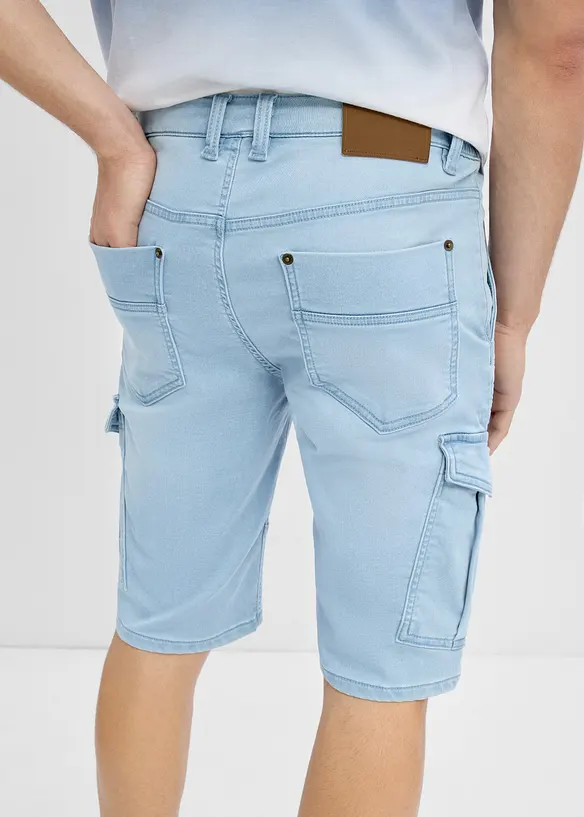 Bermuda di jeans in felpa, regular fit, bonprix