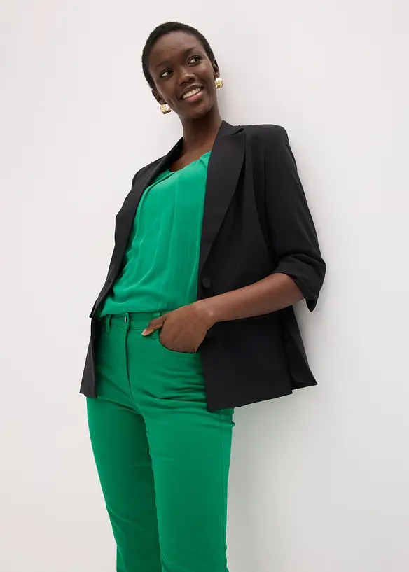 Pantaloni cropped elasticizzati, bonprix