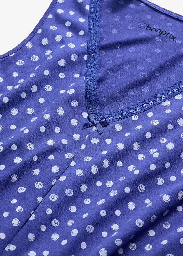 Camicia da notte corta in misto viscosa morbido, bonprix