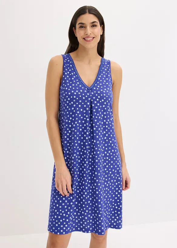 Camicia da notte corta in misto viscosa morbido, bonprix