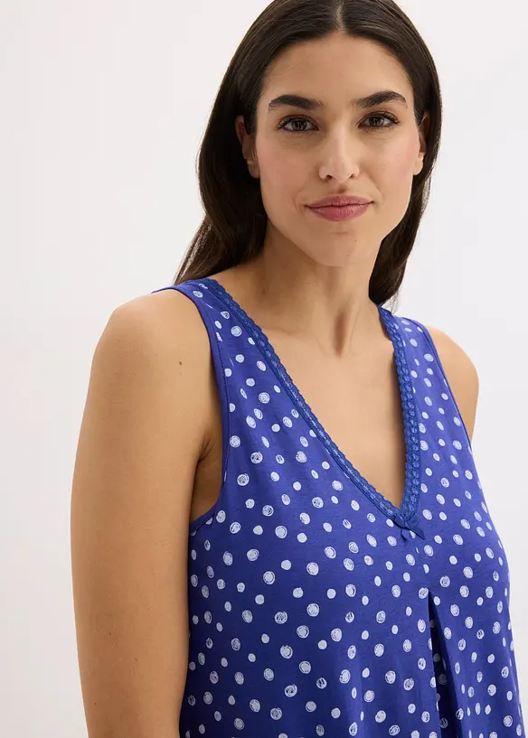 Camicia da notte corta in misto viscosa morbido, bonprix