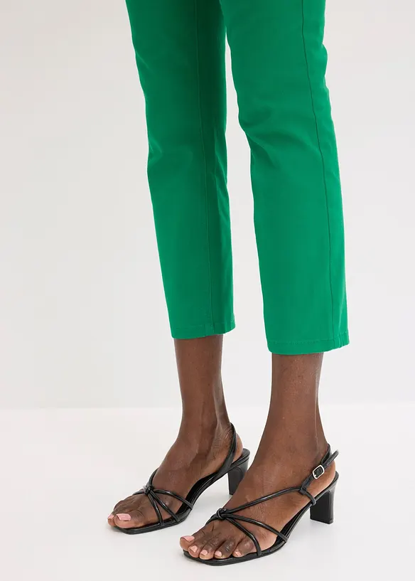 Pantaloni cropped elasticizzati, bonprix