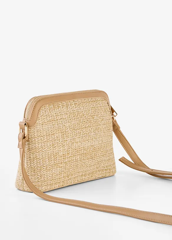 Borsa a tracolla effetto paglia, bonprix