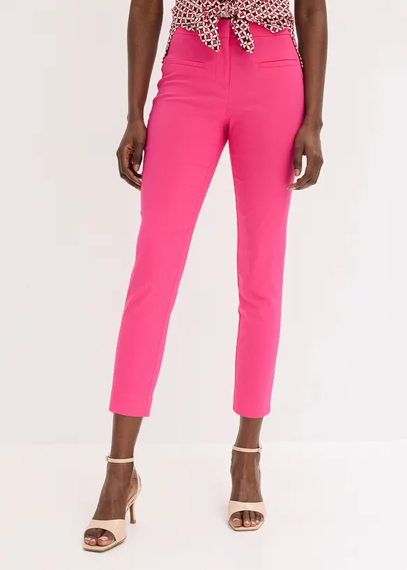 Pantaloni cropped in bengalina, bonprix