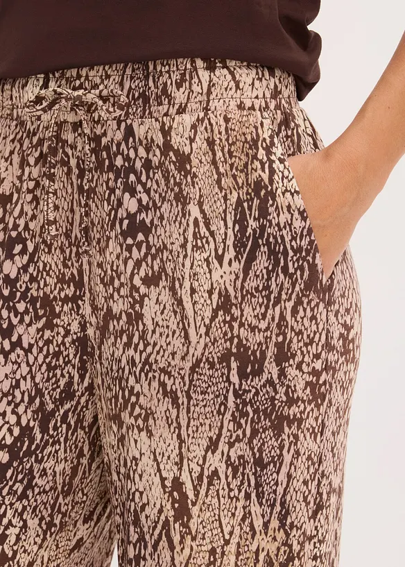 Pantaloni in jersey di misto viscosa fluido, bonprix