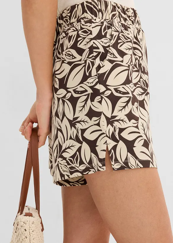Shorts di jersey in misto cotone elasticizzato, bonprix
