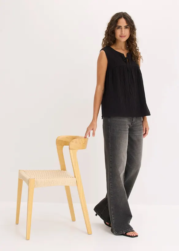 Top in mussola, bonprix
