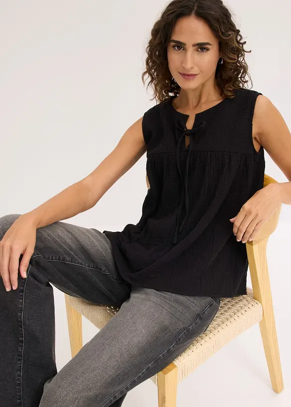 Top in mussola, bonprix