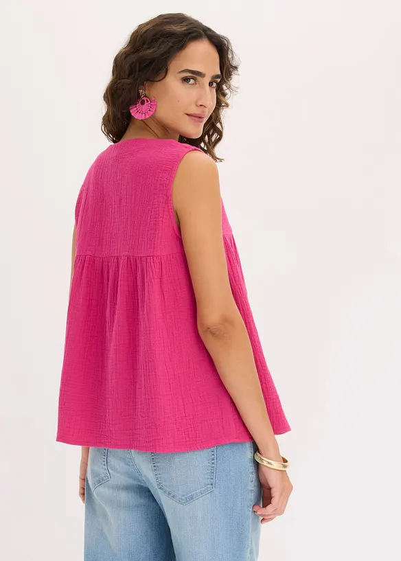 Top in mussola, bonprix