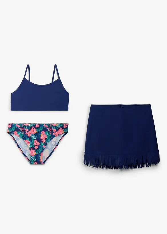 Bikini e gonna (set 3 pezzi), bonprix