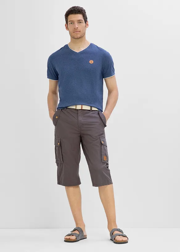 Bermuda cargo in puro cotone, regular fit, bonprix