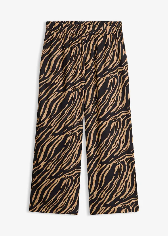 Pantaloni in viscosa con elastico in vita, bonprix