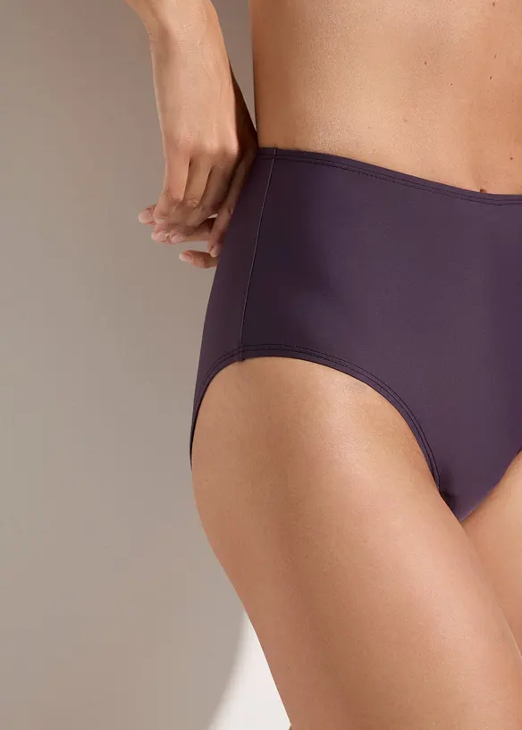 Slip a vita alta per bikini (pacco da 2), bonprix