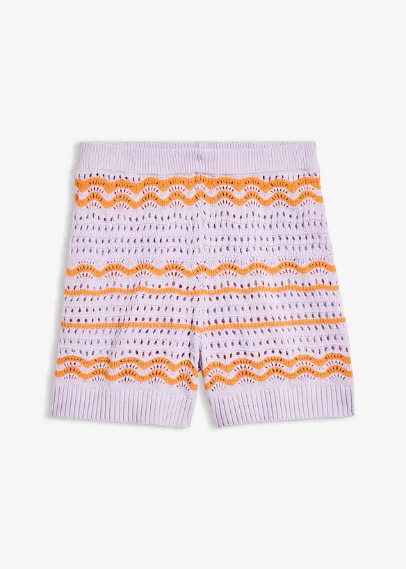 Shorts di maglia in misto cotone e lino fresco, bonprix
