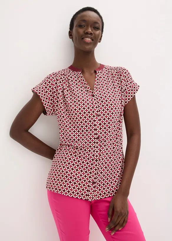 Top in misto viscosa fluido, bonprix