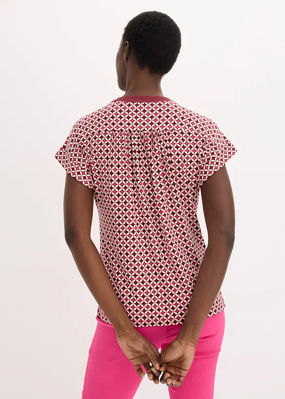 Top in misto viscosa fluido, bonprix