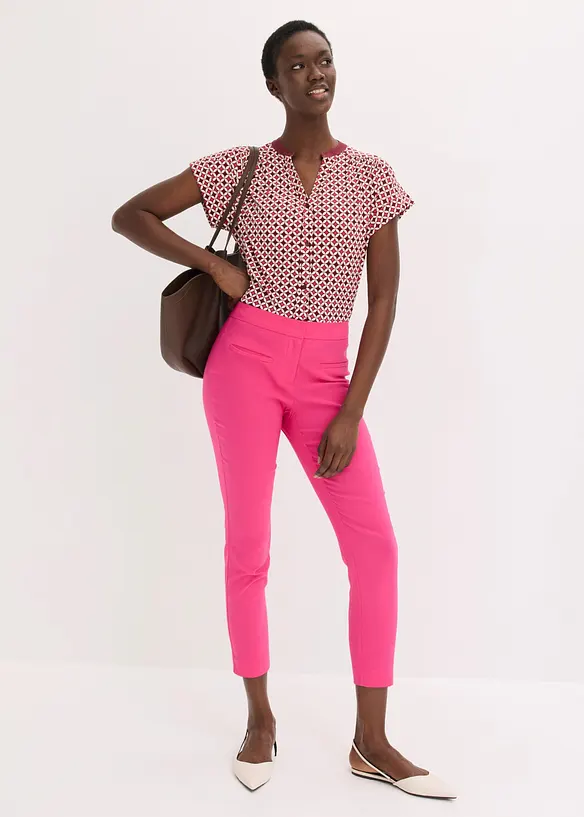 Top in misto viscosa fluido, bonprix