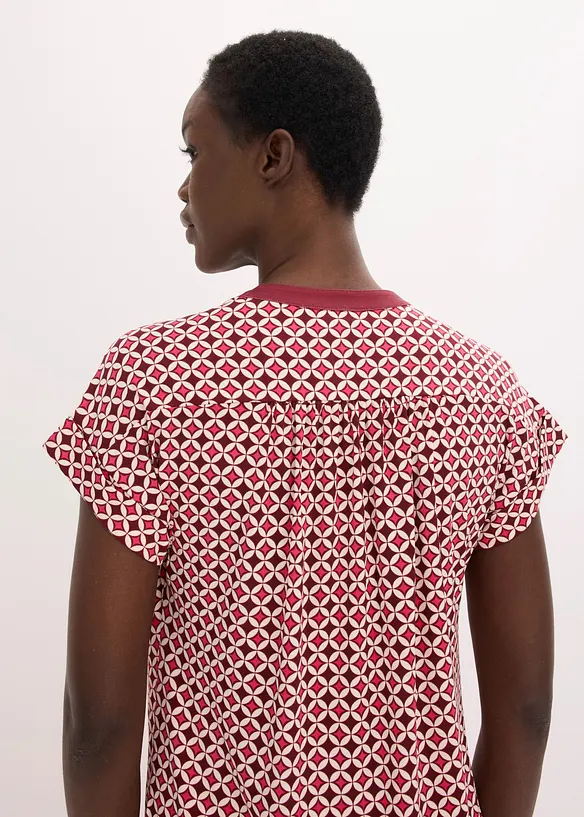 Top in misto viscosa fluido, bonprix