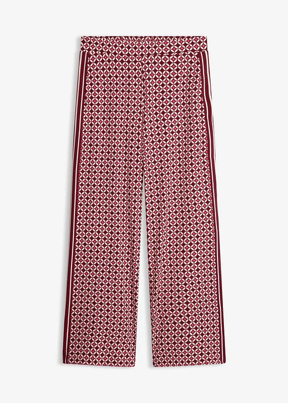 Pantaloni in jersey con fantasia minimalista, bonprix