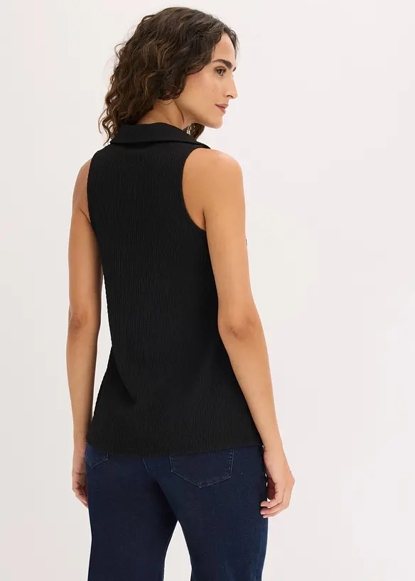 Top in cr&ecirc;pe operato, bonprix