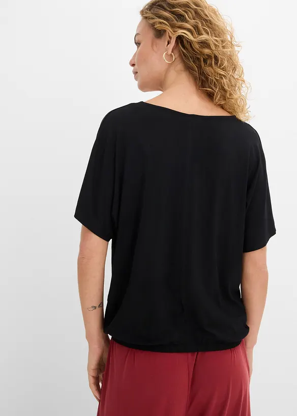 Maxi maglia in misto viscosa morbido, bonprix