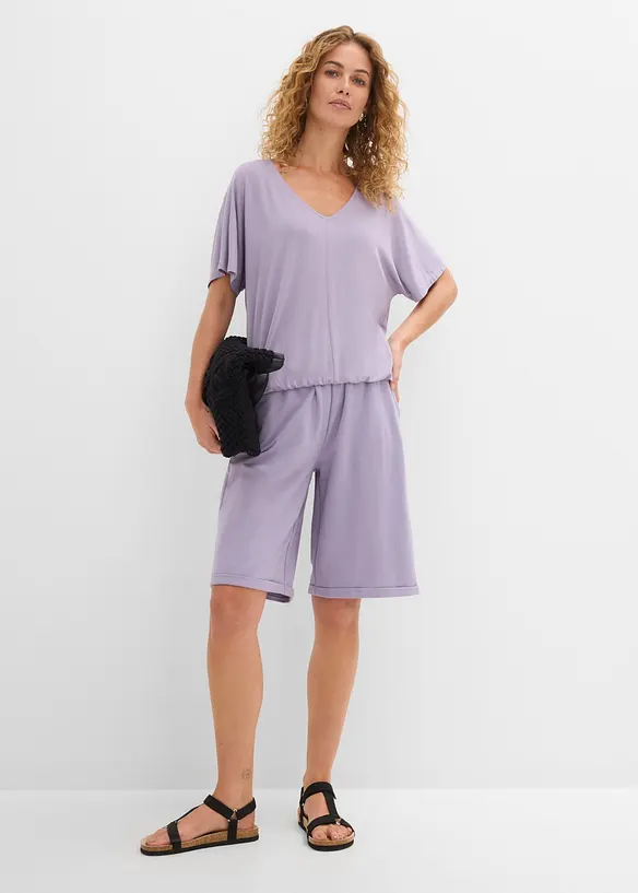 Maxi maglia in misto viscosa morbido, bonprix