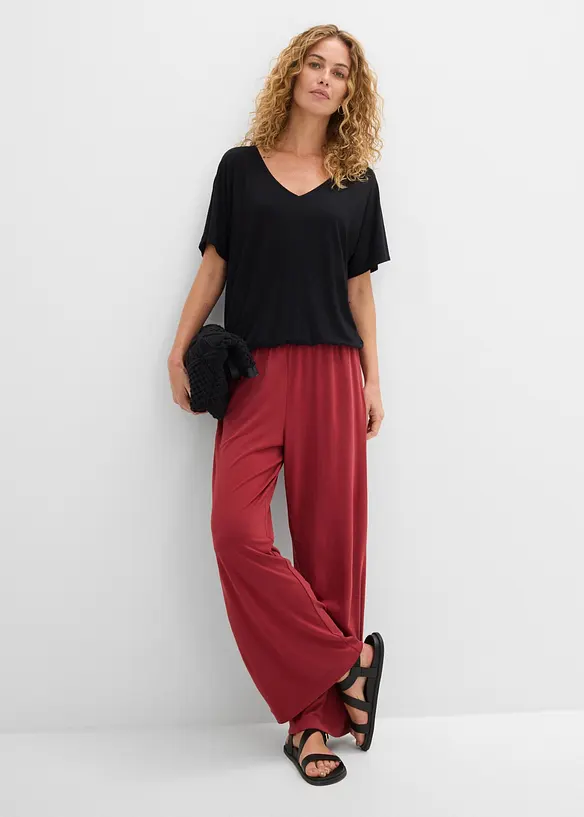 Maxi maglia in misto viscosa morbido, bonprix