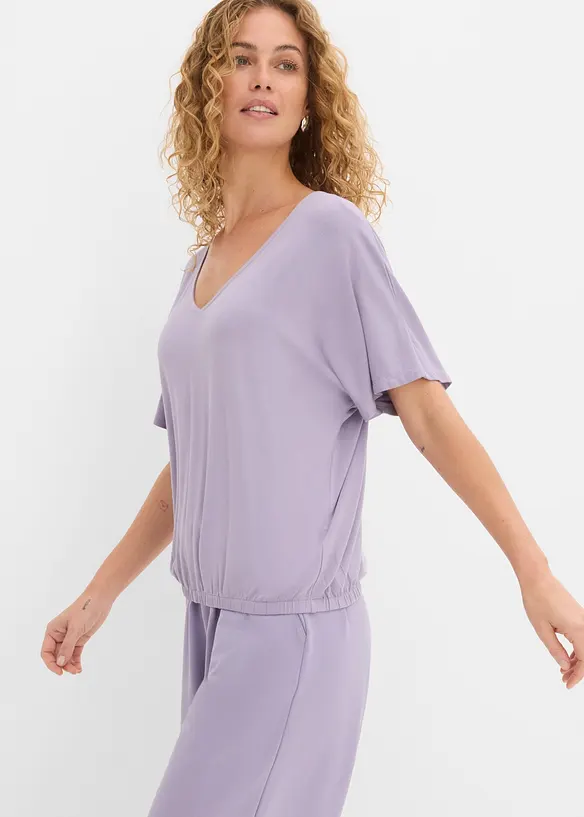Maxi maglia in misto viscosa morbido, bonprix