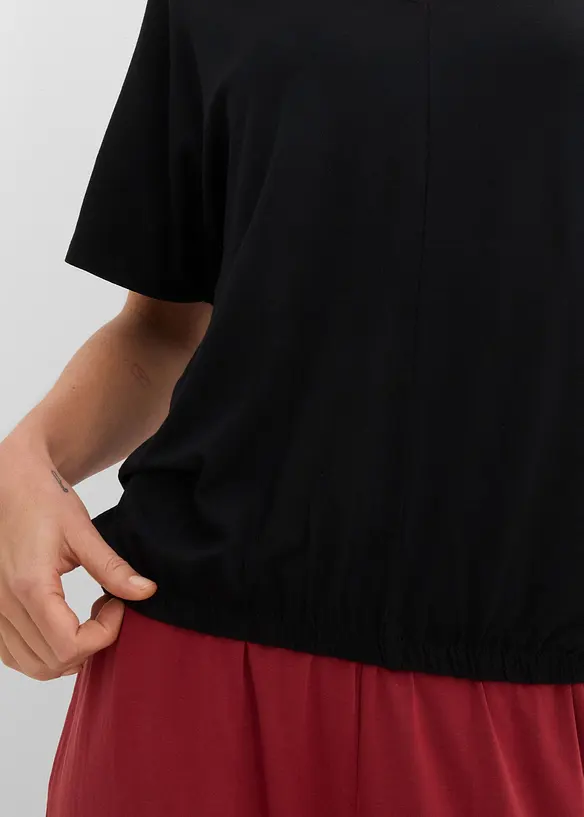 Maxi maglia in misto viscosa morbido, bonprix