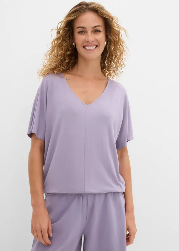 Maxi maglia in misto viscosa morbido, bonprix