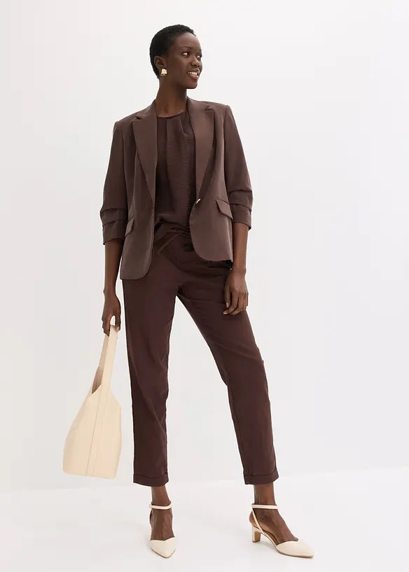 Top in misto viscosa fluido, bonprix