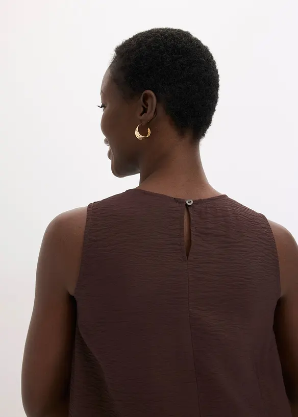 Top in misto viscosa fluido, bonprix