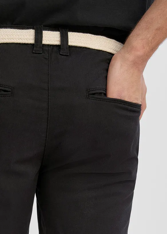 Bermuda elasticizzati con cintura, regular fit, bonprix