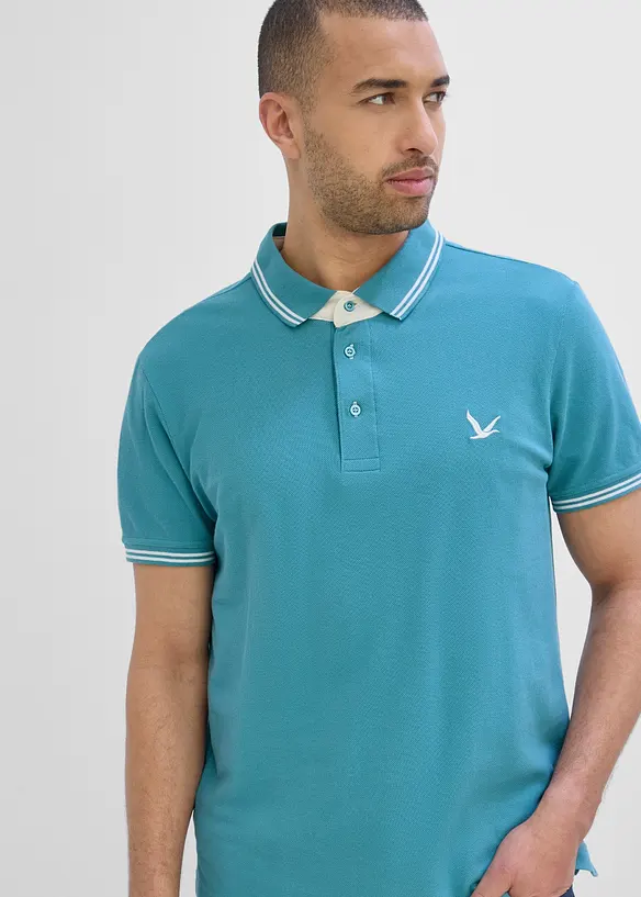 Polo in piquet di puro cotone, bonprix