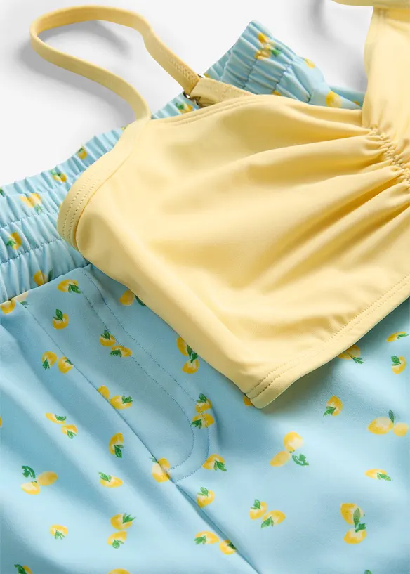 Bikini e pantaloncini da bagno (set 3 pezzi), bonprix