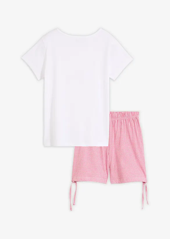 Pigiama estivo in puro cotone, bonprix