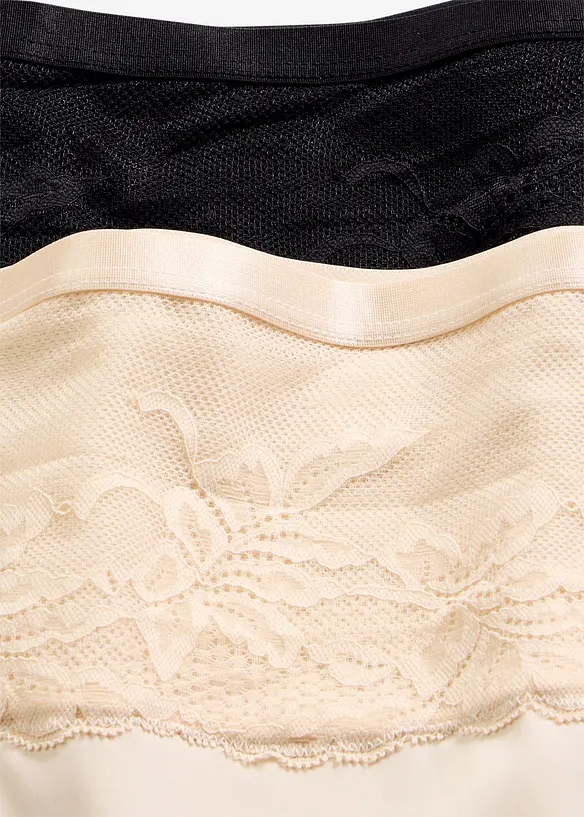 Panty lasercut con effetto modellante leggero (pacco da 2), bonprix