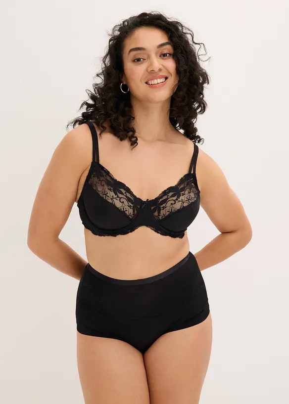 Panty lasercut con effetto modellante leggero (pacco da 2), bonprix