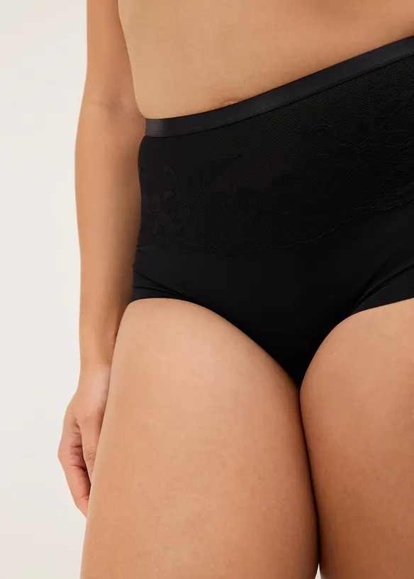 Panty lasercut con effetto modellante leggero (pacco da 2), bonprix