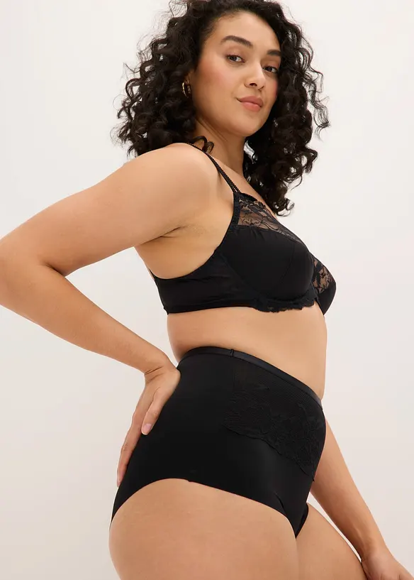 Panty lasercut con effetto modellante leggero (pacco da 2), bonprix