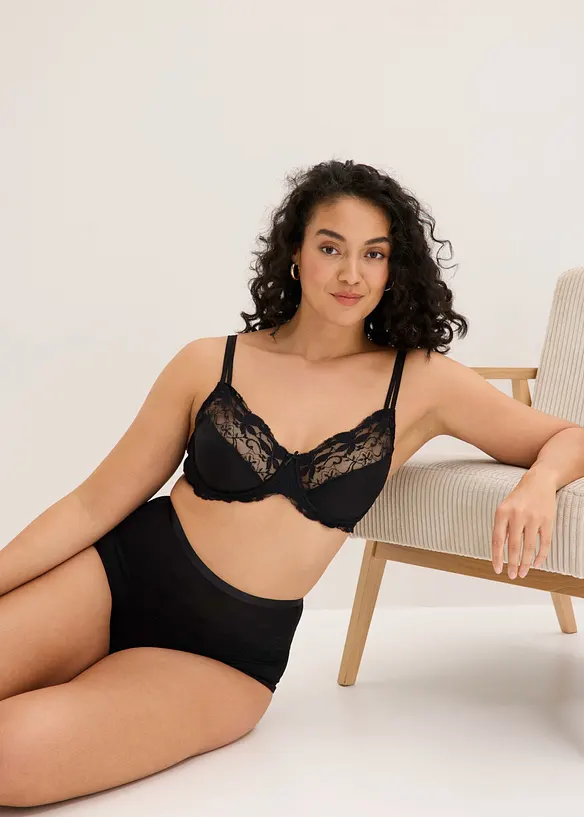 Panty lasercut con effetto modellante leggero (pacco da 2), bonprix