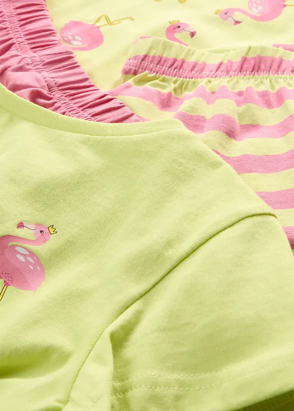 Pigiama estivo in puro cotone (pacco da 2), bonprix