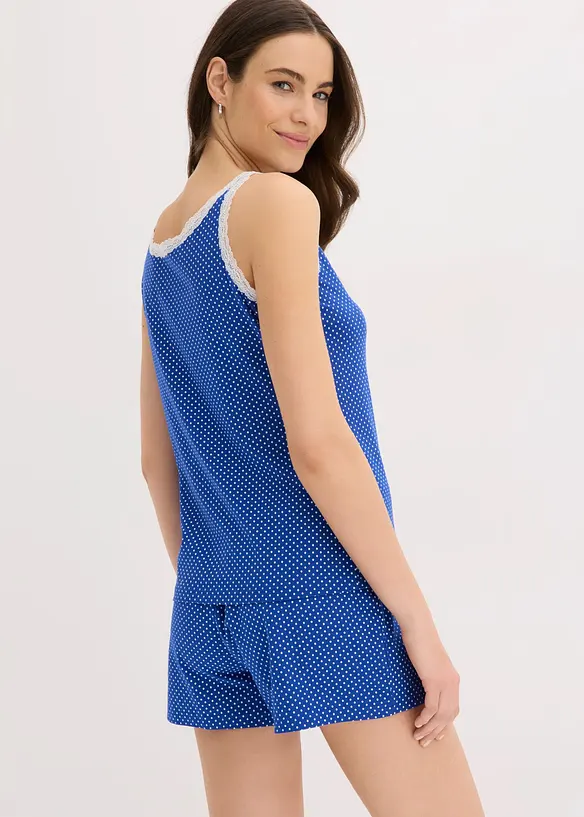 Pigiama estivo con pizzo delicato, bonprix
