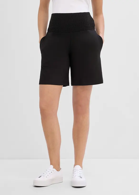 Shorts in jersey leggeri per la gravidanza e il post-parto (pacco da 2), bonprix