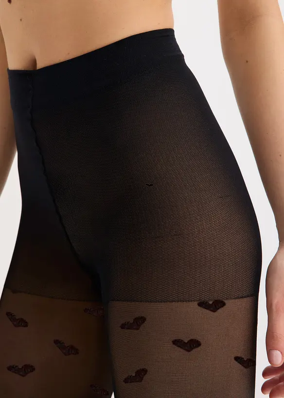 Ciclisti antisfregamento con elastico in vita, 30 DEN, bonprix