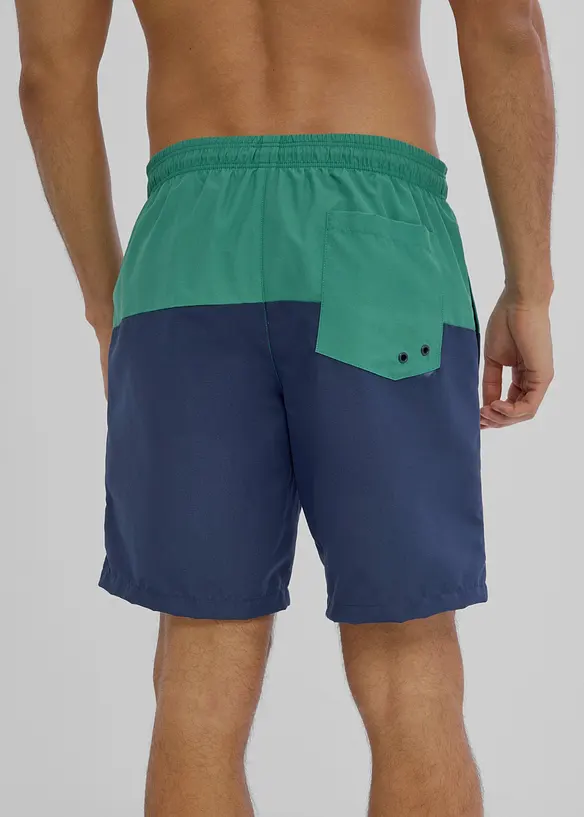 Pantaloncini da mare in color block, bonprix