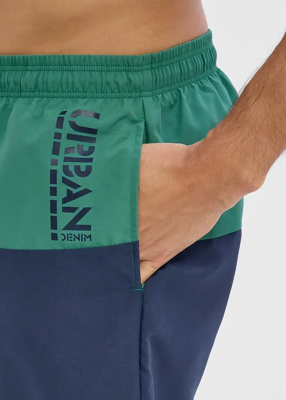 Pantaloncini da mare in color block, bonprix
