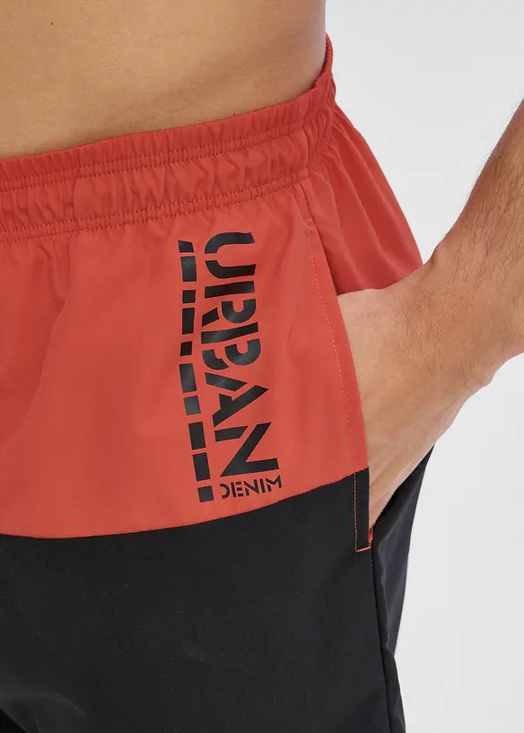 Pantaloncini da mare in color block, bonprix