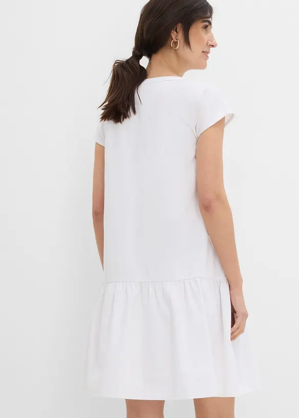 Abito tunica in jeans di cotone, bonprix