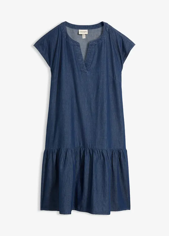 Abito tunica in jeans di cotone, bonprix